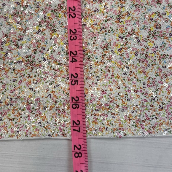 Isaac Mizrahi Live Women Always Isaac Sequin T-Shirt-Multi Color Sequence Large - Picture 3 of 11